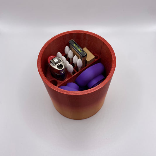 The Dabbler - Stash Kit for Rolling and Dabbing | Cotton Swab Holder | Paper Holder | Stoner gifts