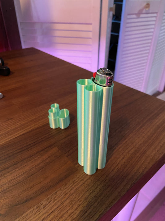 KING SIZE Stash Kit / Doob Tube for Lighter and 2 Prerolls