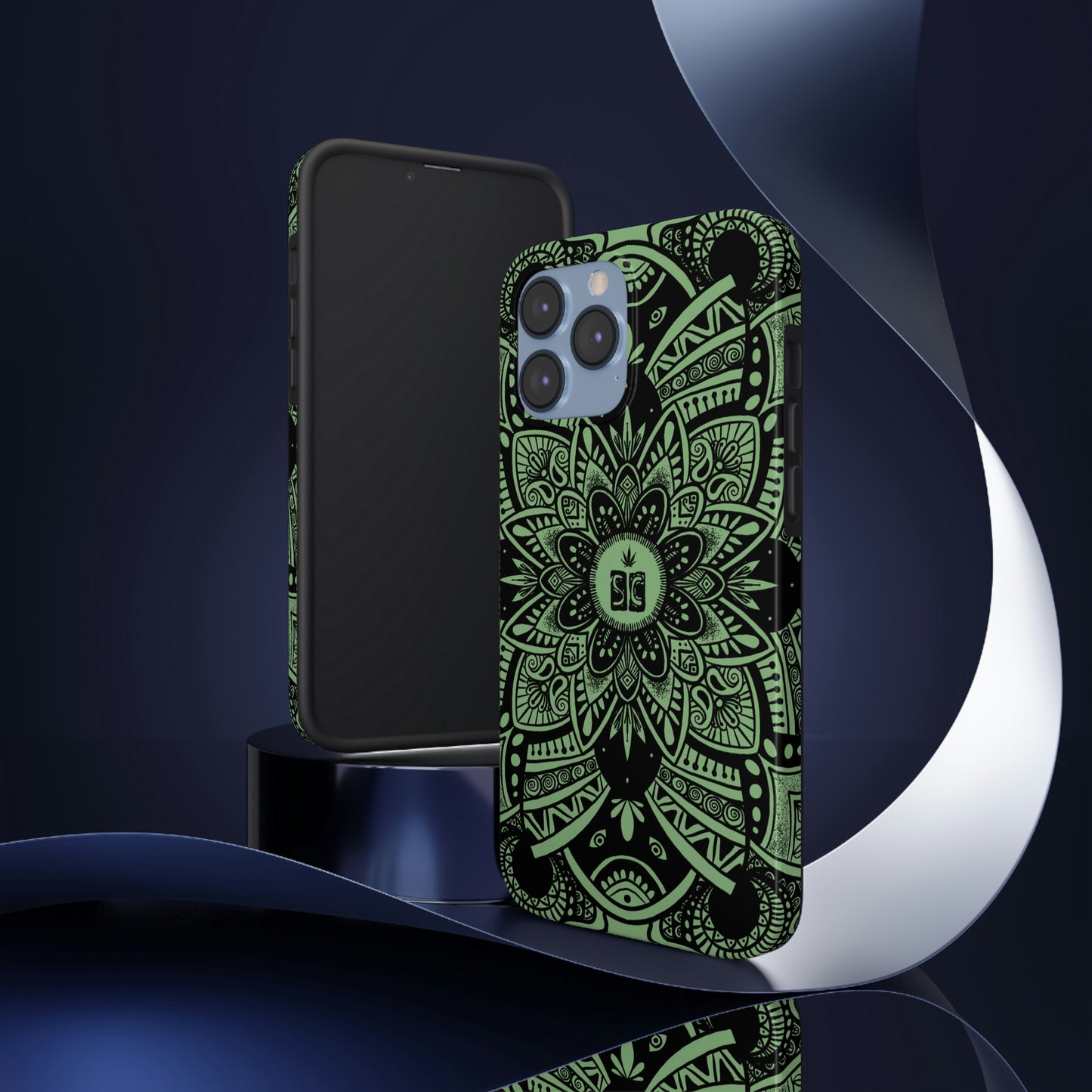Shmackedala Phone Case - Black & Green