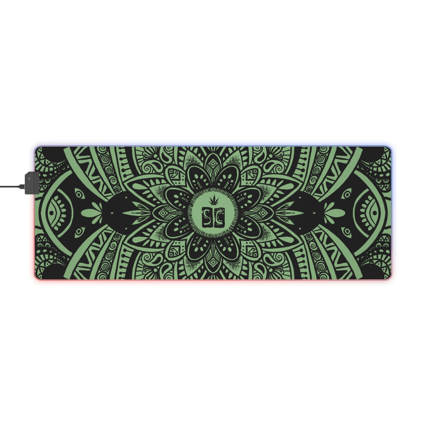 LED Gaming Mouse Pad - Black Shmackedala