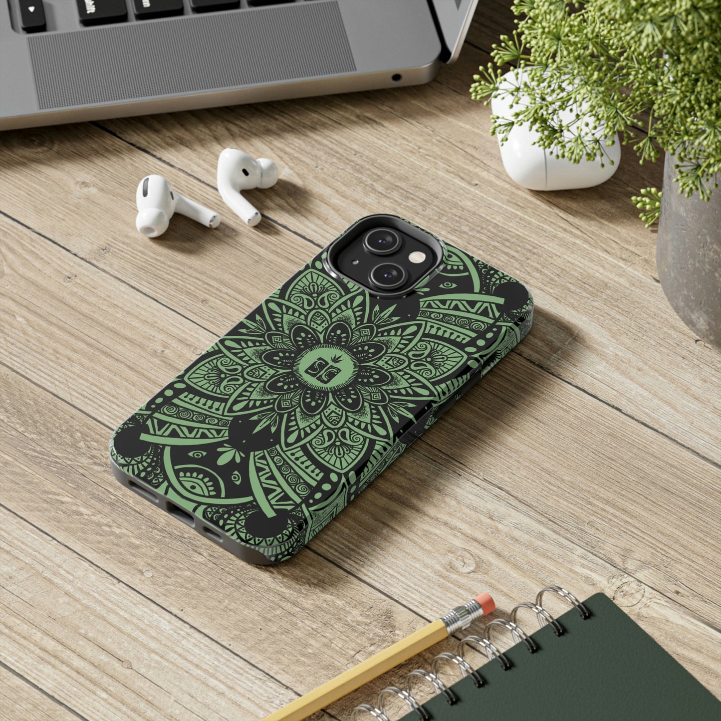 Shmackedala Phone Case - Black & Green