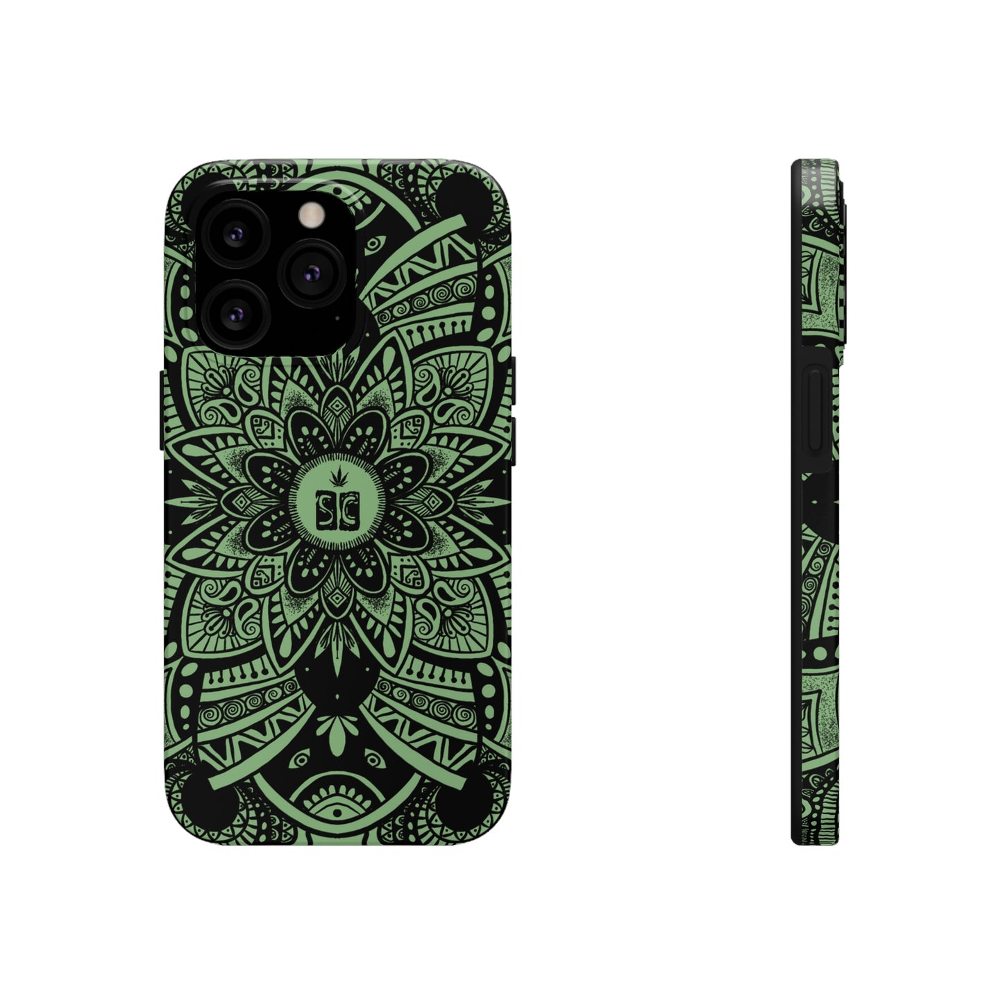 Shmackedala Phone Case - Black & Green