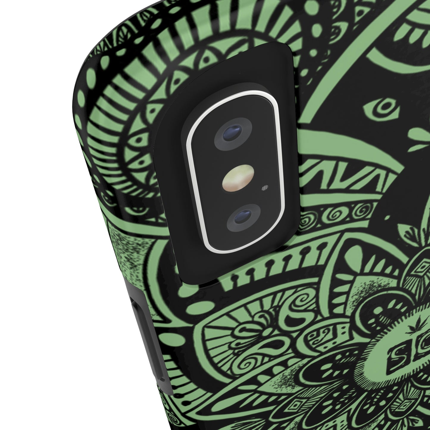Shmackedala Phone Case - Black & Green