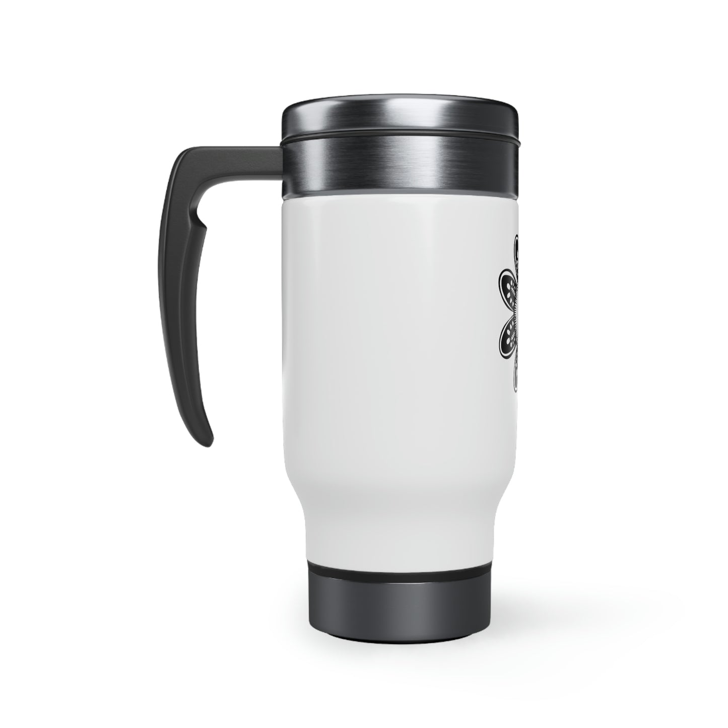 Stainless Steel Travel Mug with Handle