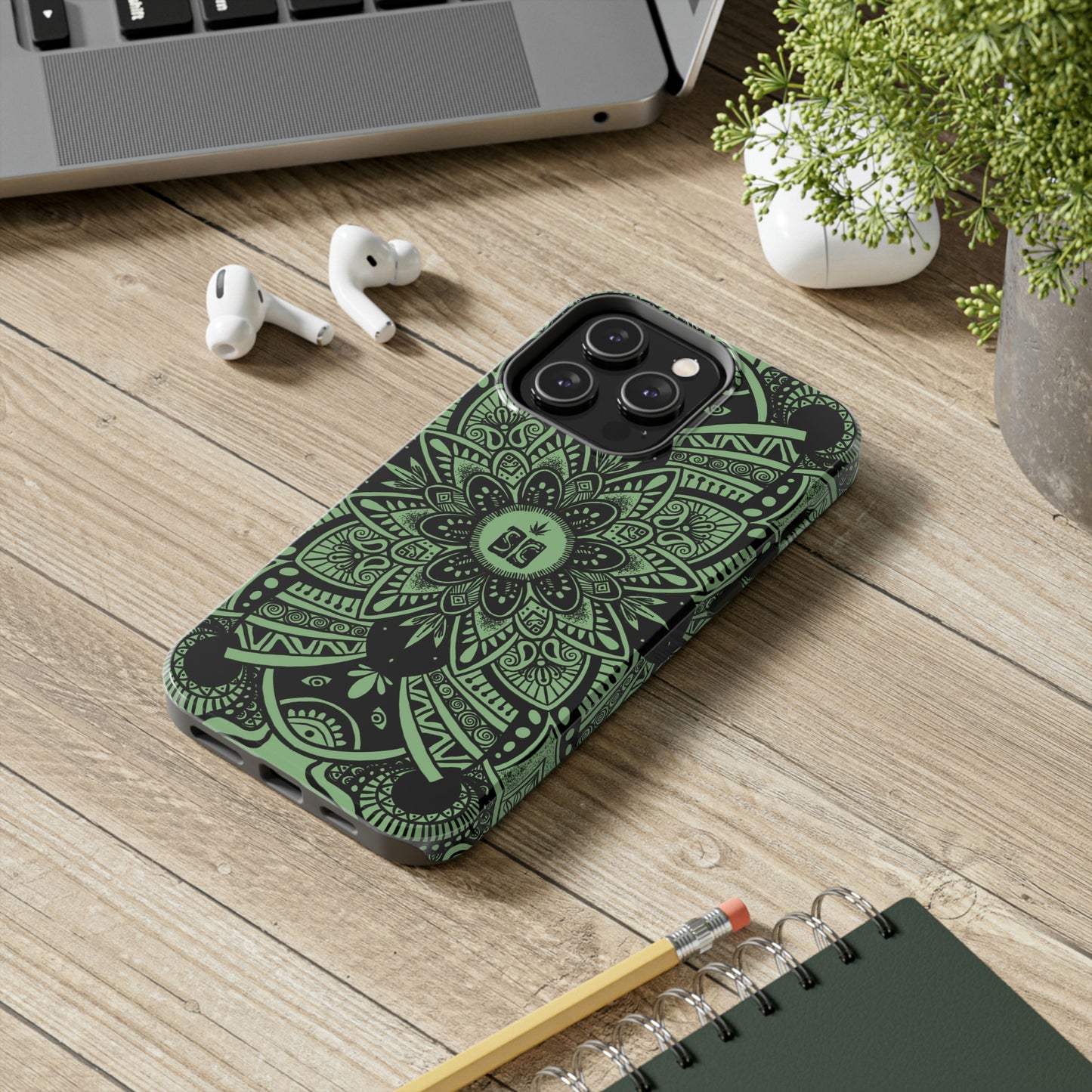 Shmackedala Phone Case - Black & Green