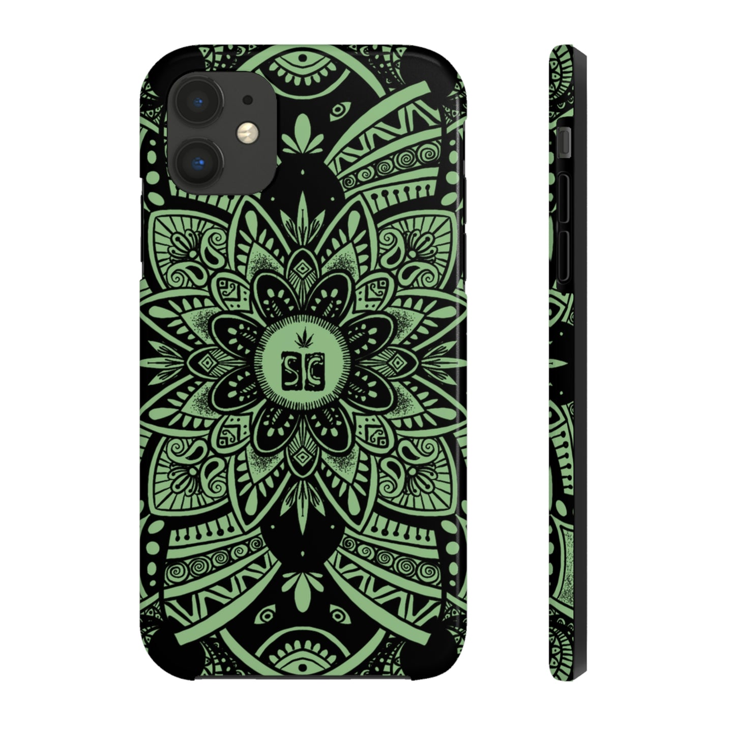 Shmackedala Phone Case - Black & Green