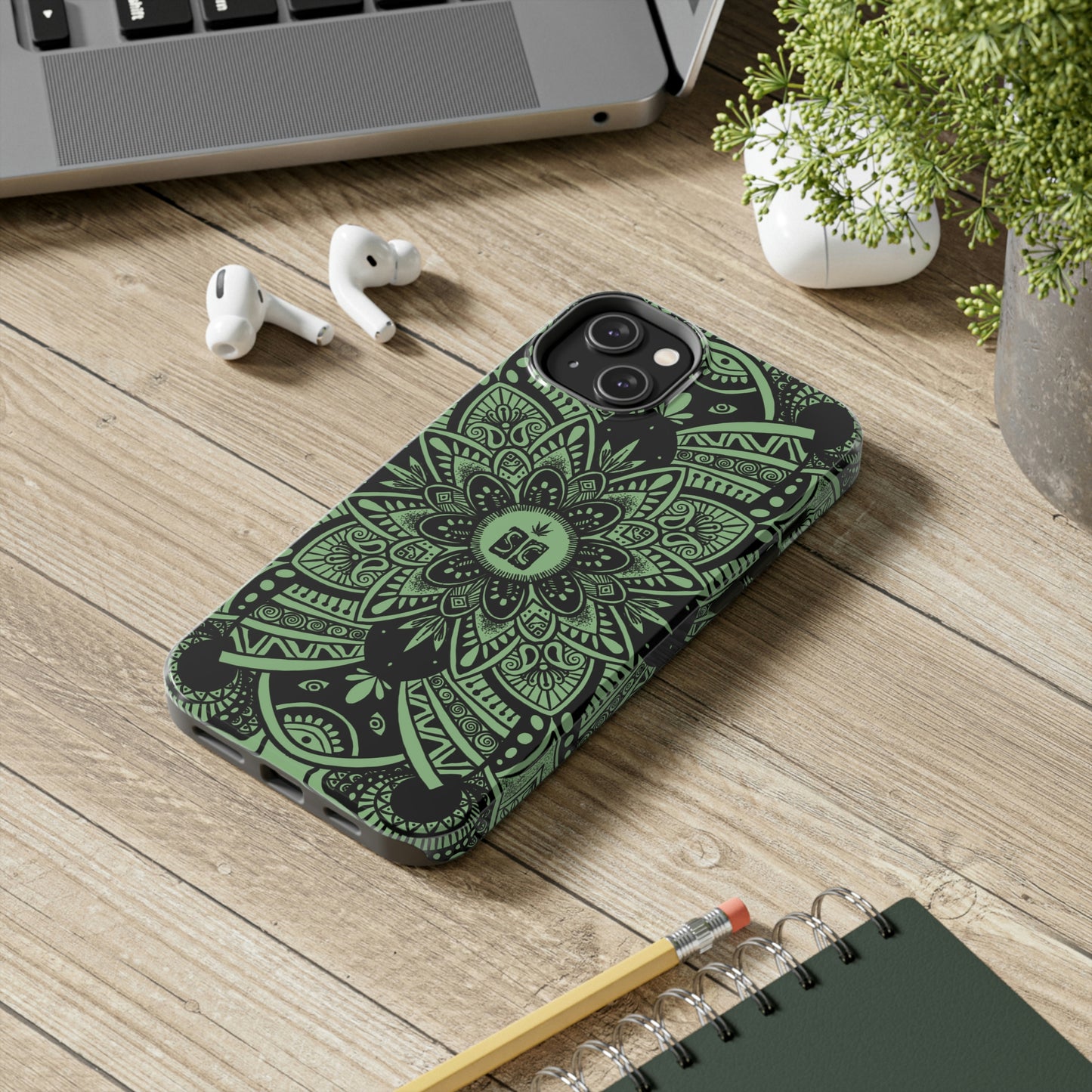 Shmackedala Phone Case - Black & Green