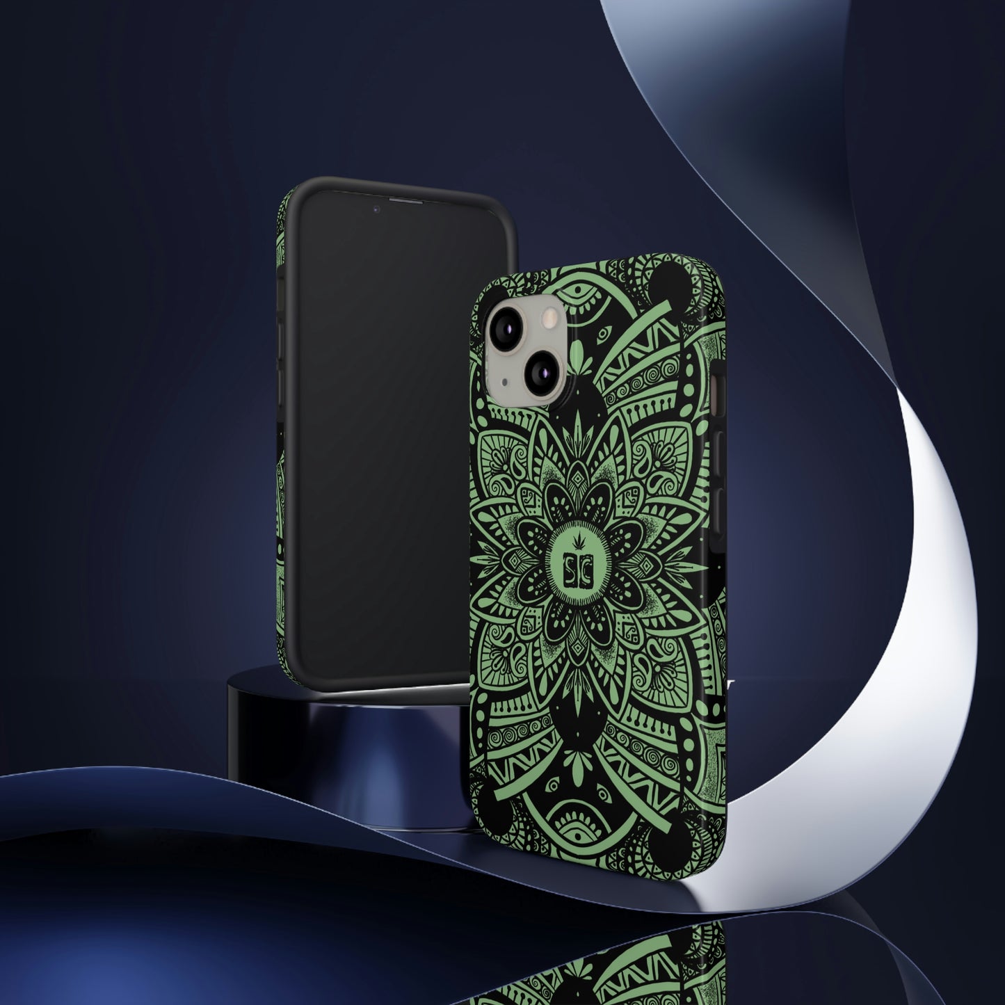 Shmackedala Phone Case - Black & Green