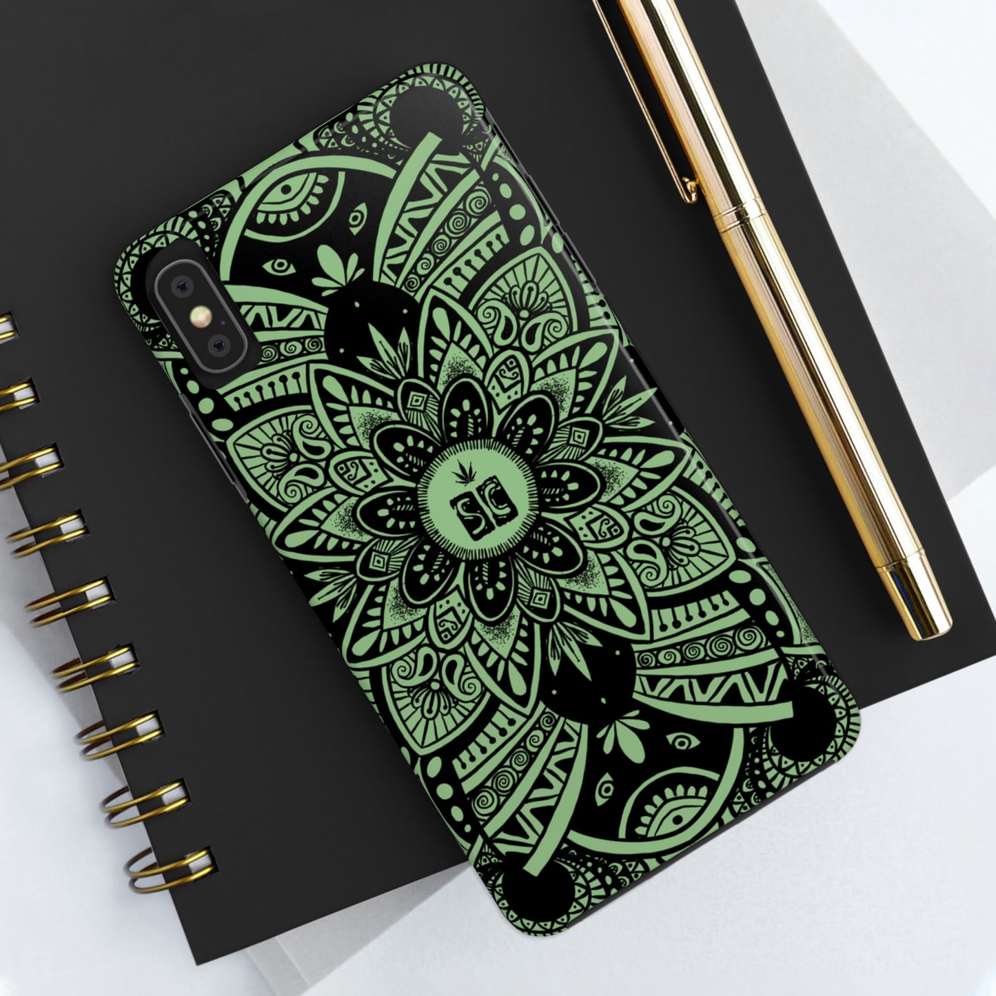 Shmackedala Phone Case - Black & Green