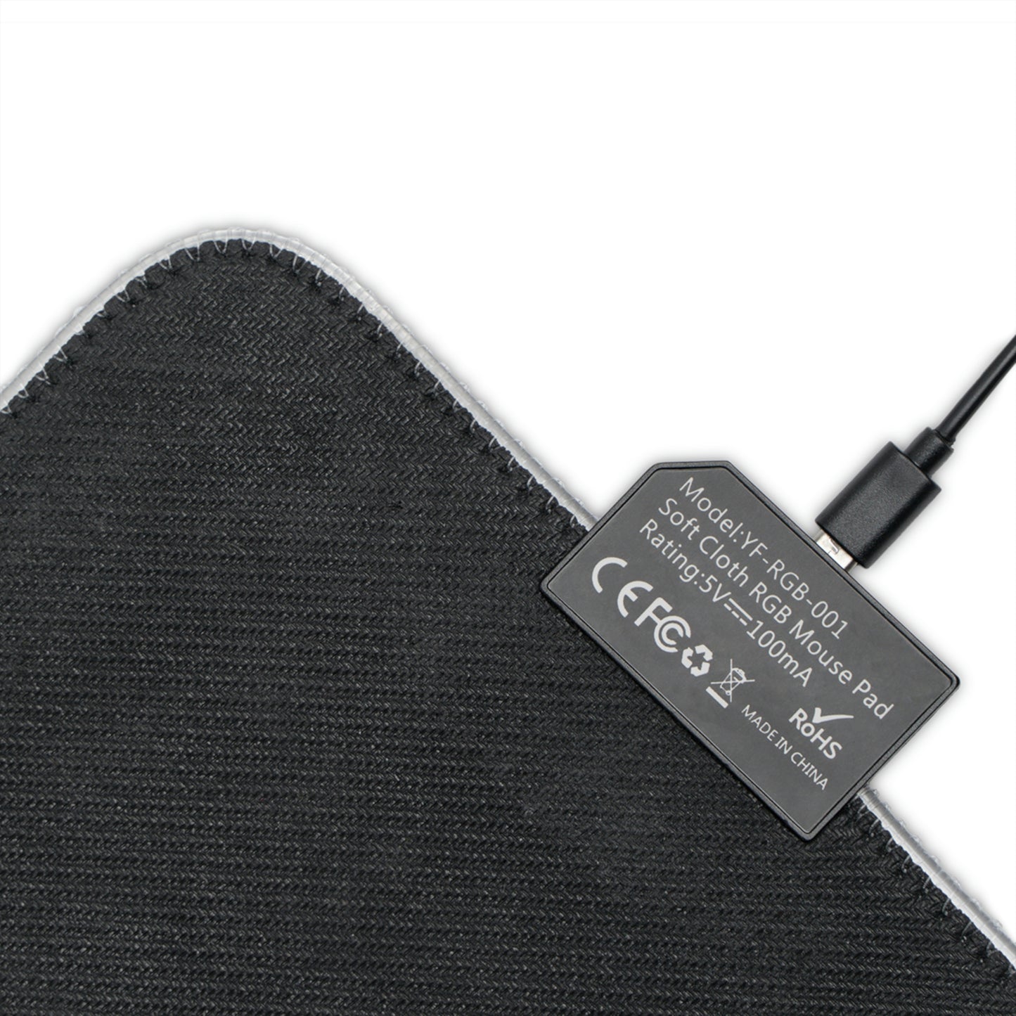 LED Gaming Mouse Pad - Black Shmackedala