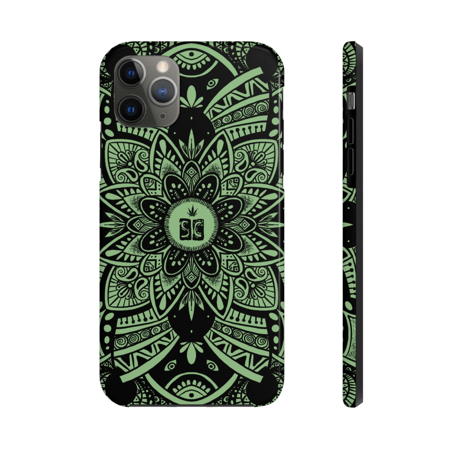 Shmackedala Phone Case - Black & Green