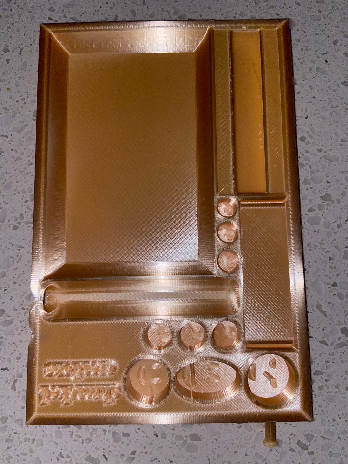 Rolling Tray w/ Built-in Paper Dispenser