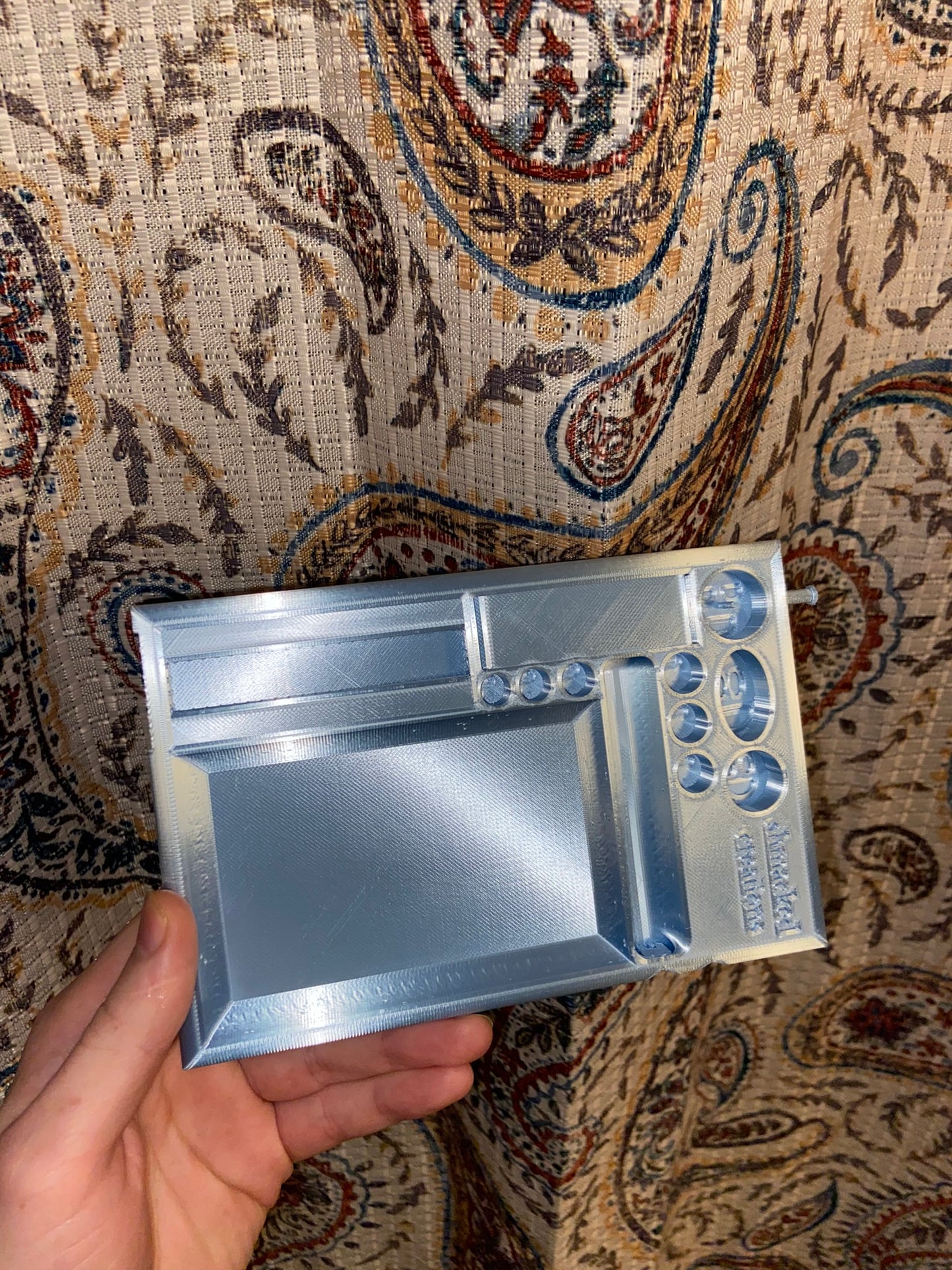 Rolling Tray w/ Built-in Paper Dispenser