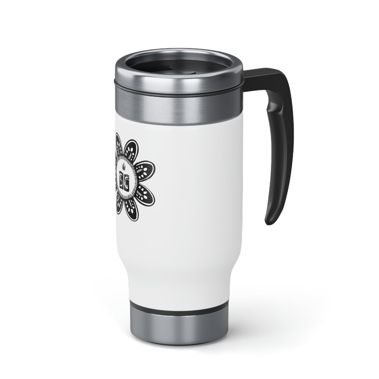 Stainless Steel Travel Mug with Handle