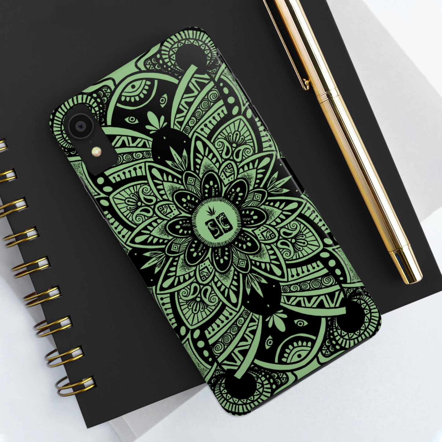 Shmackedala Phone Case - Black & Green