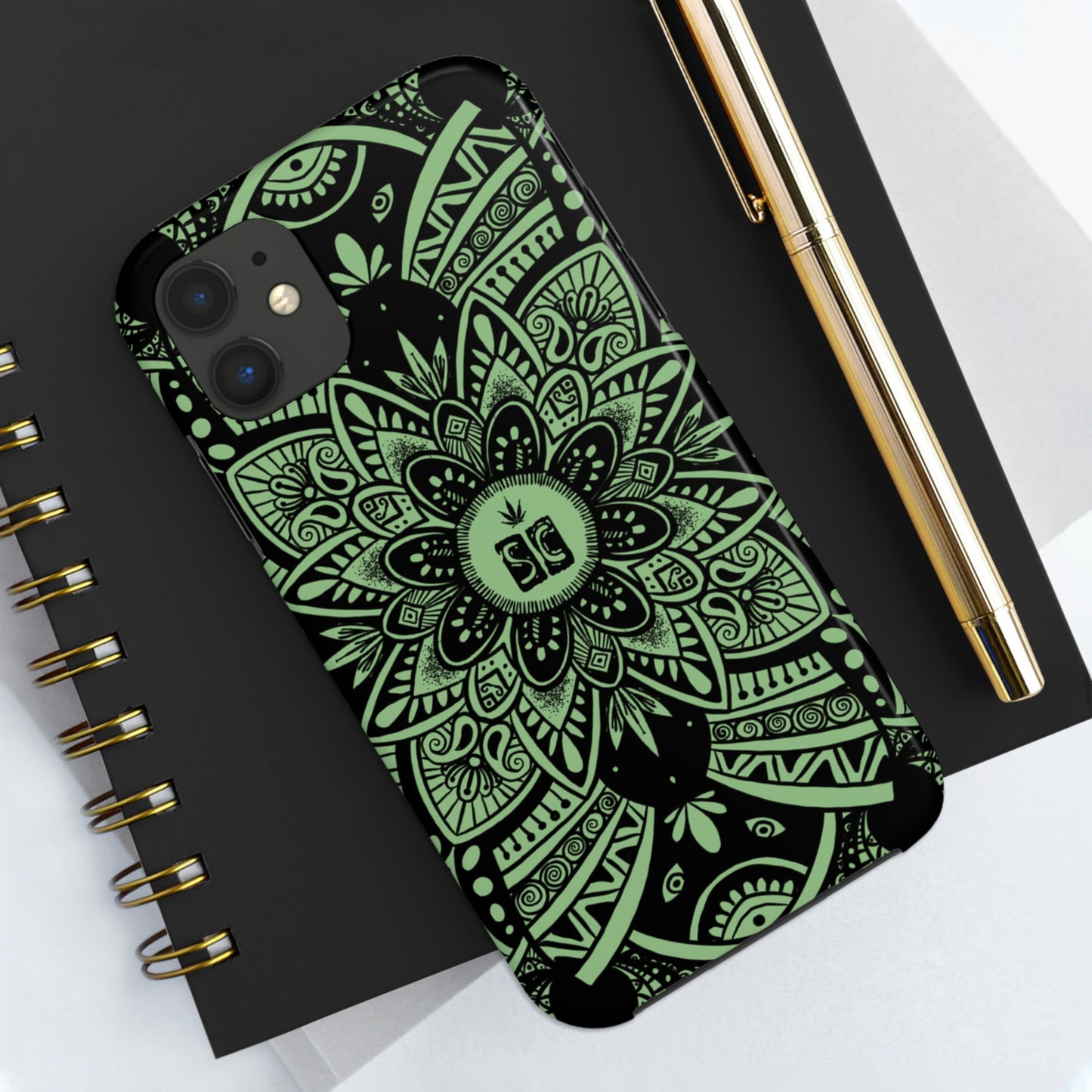 Shmackedala Phone Case - Black & Green