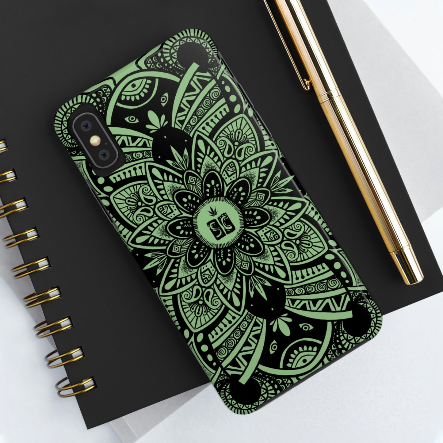 Shmackedala Phone Case - Black & Green