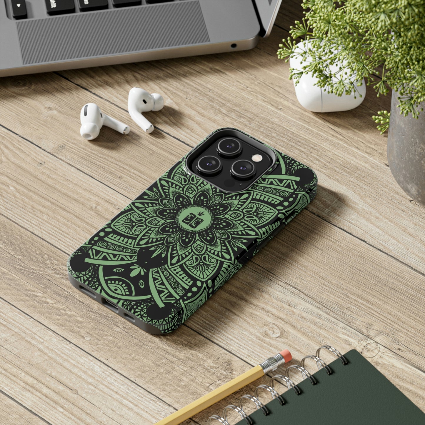 Shmackedala Phone Case - Black & Green