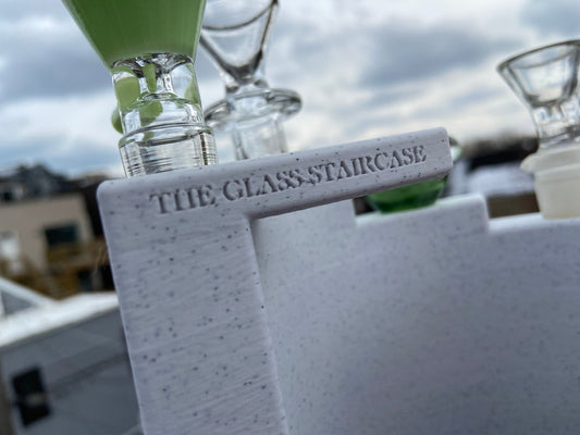 The Glass Staircase (Marble) - Bowl Holder / Slide Holder / Glass Piece Holder