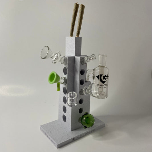 The Highscraper - 27 Bowl Holder / Slide Holder / Glass Piece Holder
