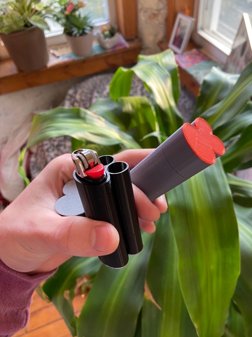 Stash Kit / Doob Tube for Lighter and 2 Prerolls