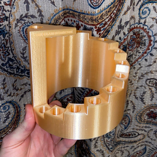 The Glass Staircase (Golden Sunset) - Bowl Holder / Slide Holder / Glass Piece Holder