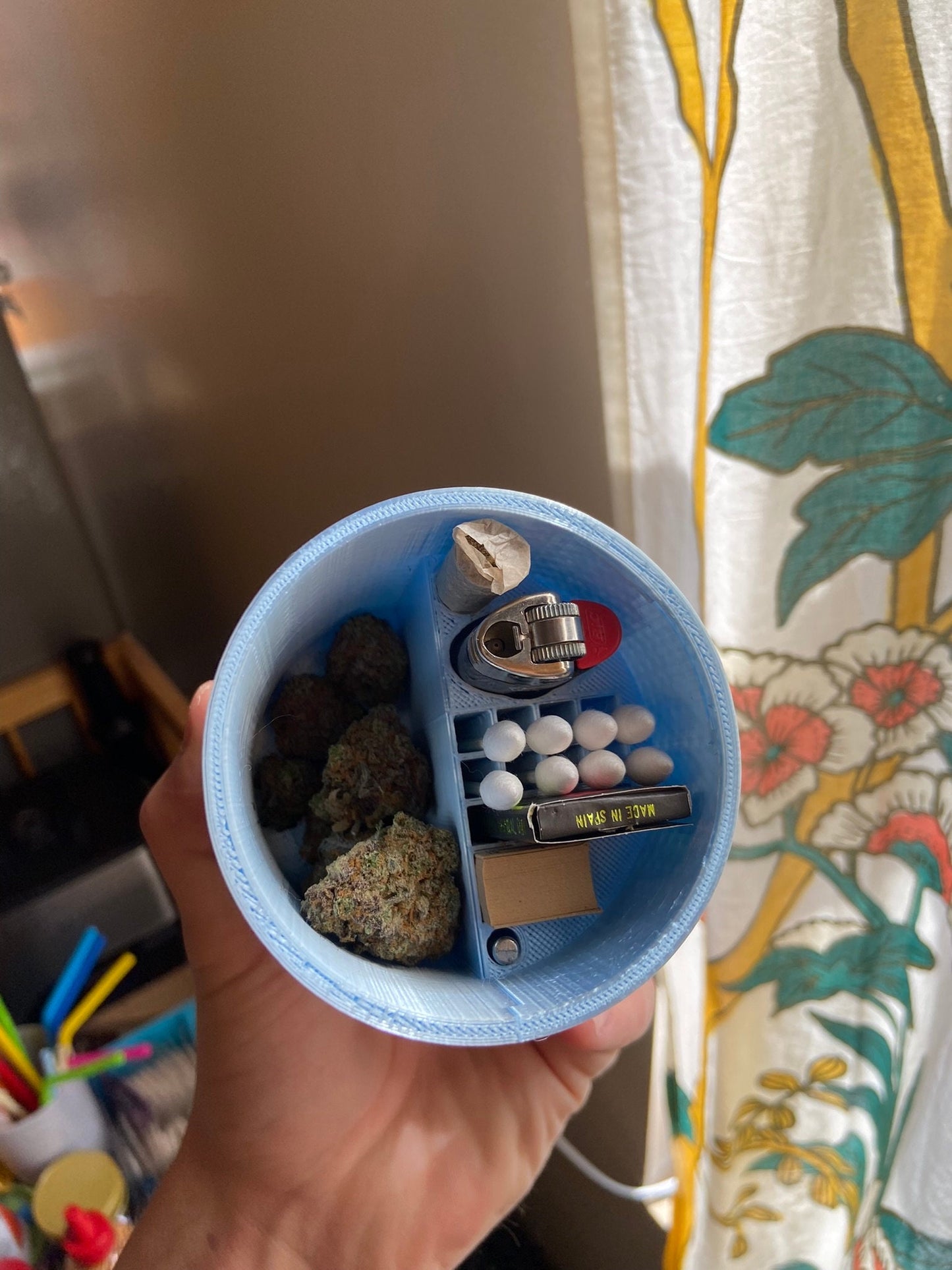 The Dabbler - Stash Kit for Rolling and Dabbing | Cotton Swab Holder | Paper Holder | Stoner gifts