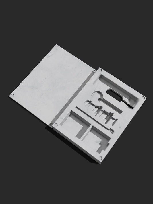 Pax Plus Tray Kit / Pax Charging Dock Station with Magnetic Lid & slots for all included attachments and accessories