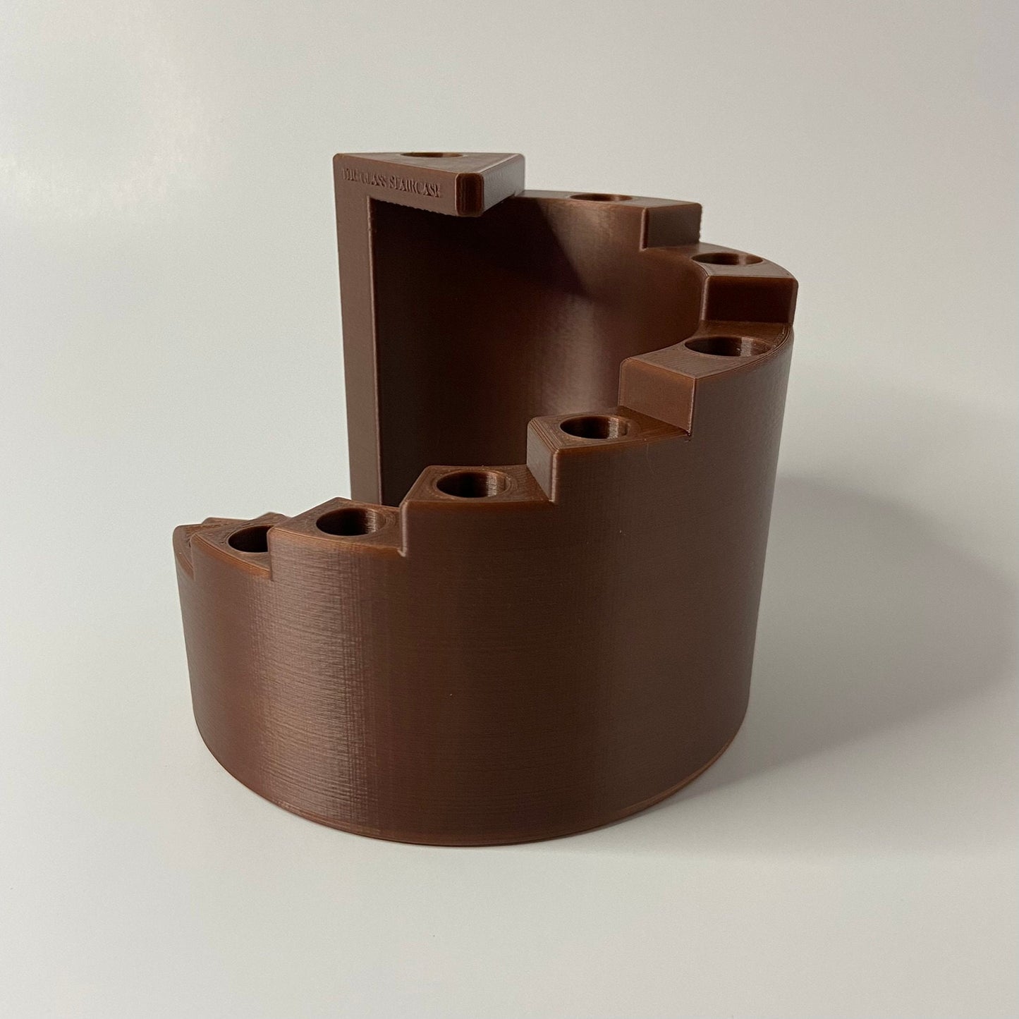 The Glass Staircase (Chocolate) - Bowl Holder / Slide Holder / Glass Piece Holder